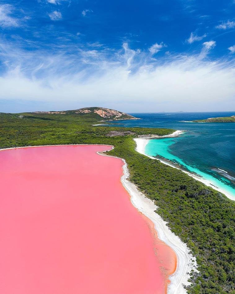 Λίμνη Hillier στο Middle Island, Αυστραλία